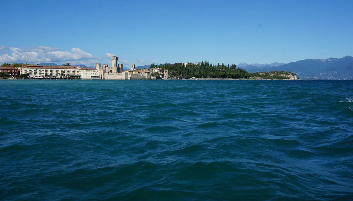 Sirmione aus der Vogelperspektive